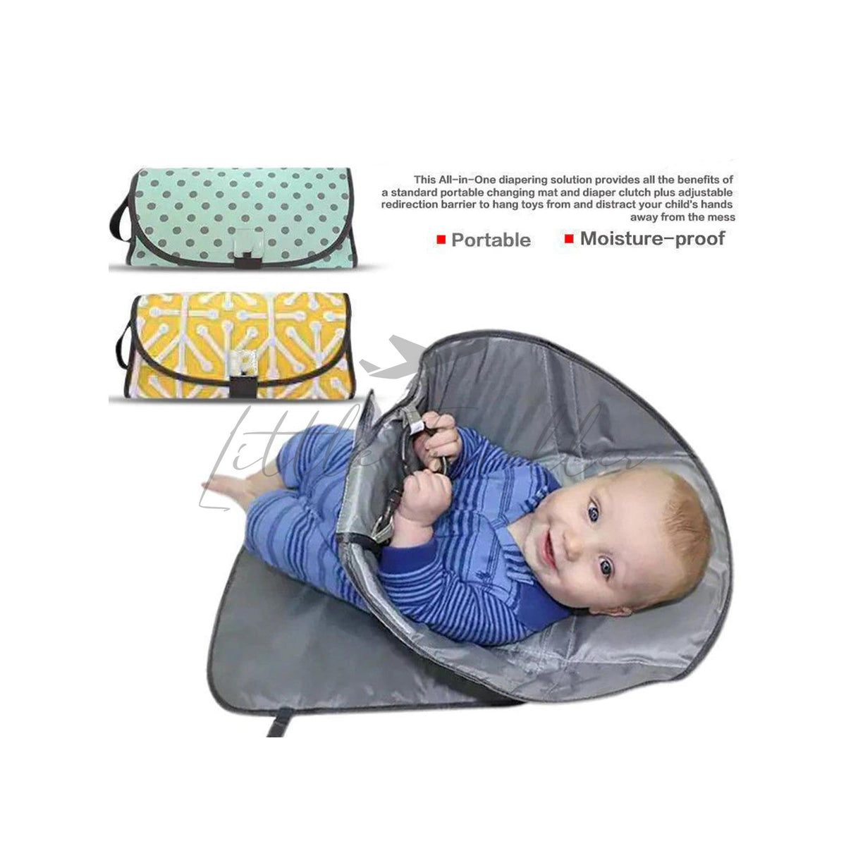 Portable Travel Baby Changing Pad & Mat